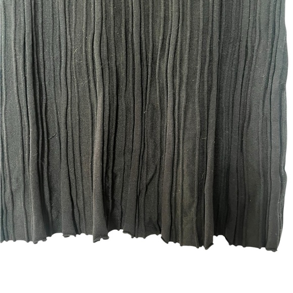 Pretty Angel Pleated Black Dress with Stretch - Size Small - Picture 5 of 10